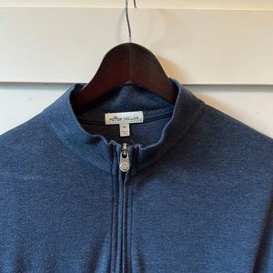 Peter Millar Men’s Quarter Zip Navy Zip Medium